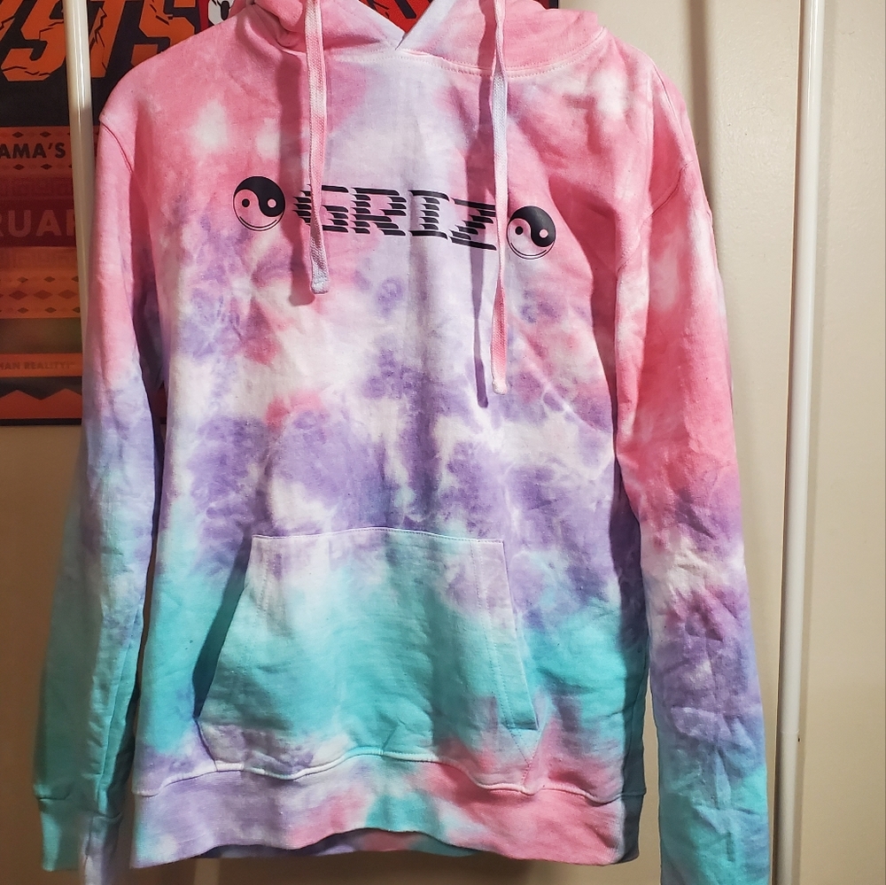 GRiZ "I funk shit up on the daily" cotton candy Hoodie - M